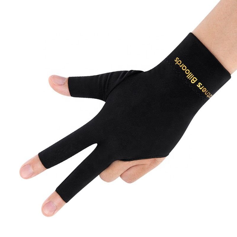 2023 New Wholesale Promotion Price Snooker & Billiard Table Game 3 Open Finger Gloves for Sale