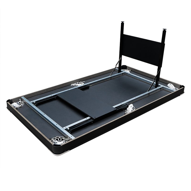 2023 New Wholesale Price Superior Quality Black Color Folding Leg 7FT Billiard Snooker Pool Table For Sale