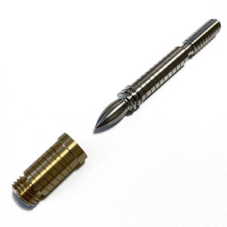 Stainless Steel 5/16-14th 18th 3/8-10th Wavy Pool Cue Joint Pin Billiard Stick Joint Screw With Brass Insert