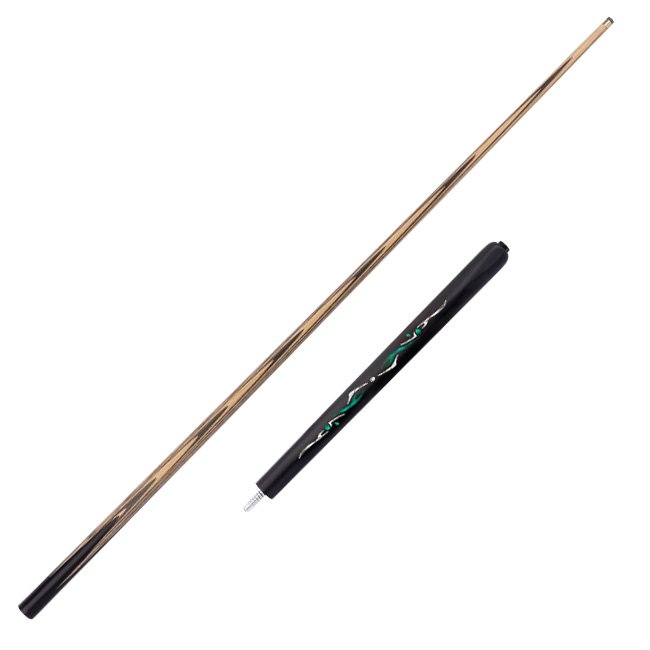 SK-062 High Quality White Wax Wood Snooker Sticks Brass Joint Stainless Steel Technological Butt Sleeve 10mm Tip Billiards
