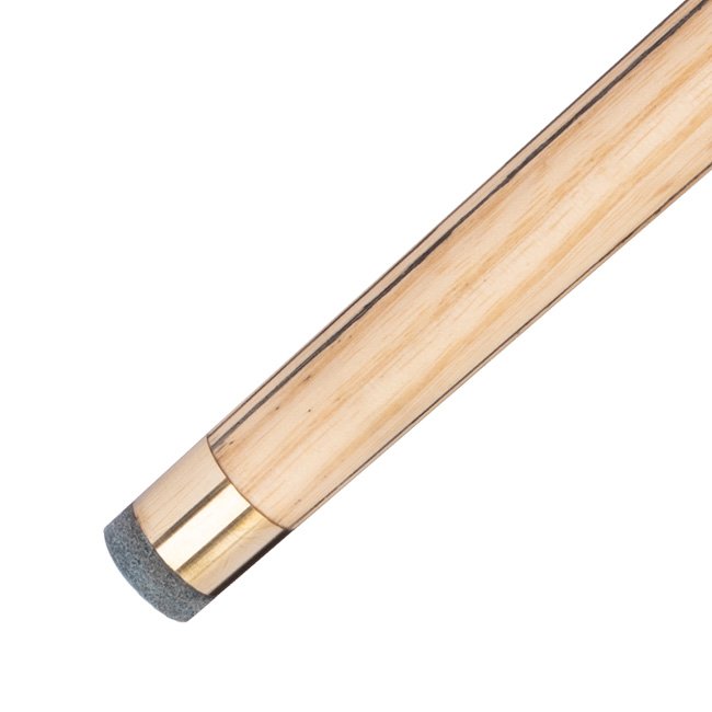 SK-062 High Quality White Wax Wood Snooker Sticks Brass Joint Stainless Steel Technological Butt Sleeve 10mm Tip Billiards
