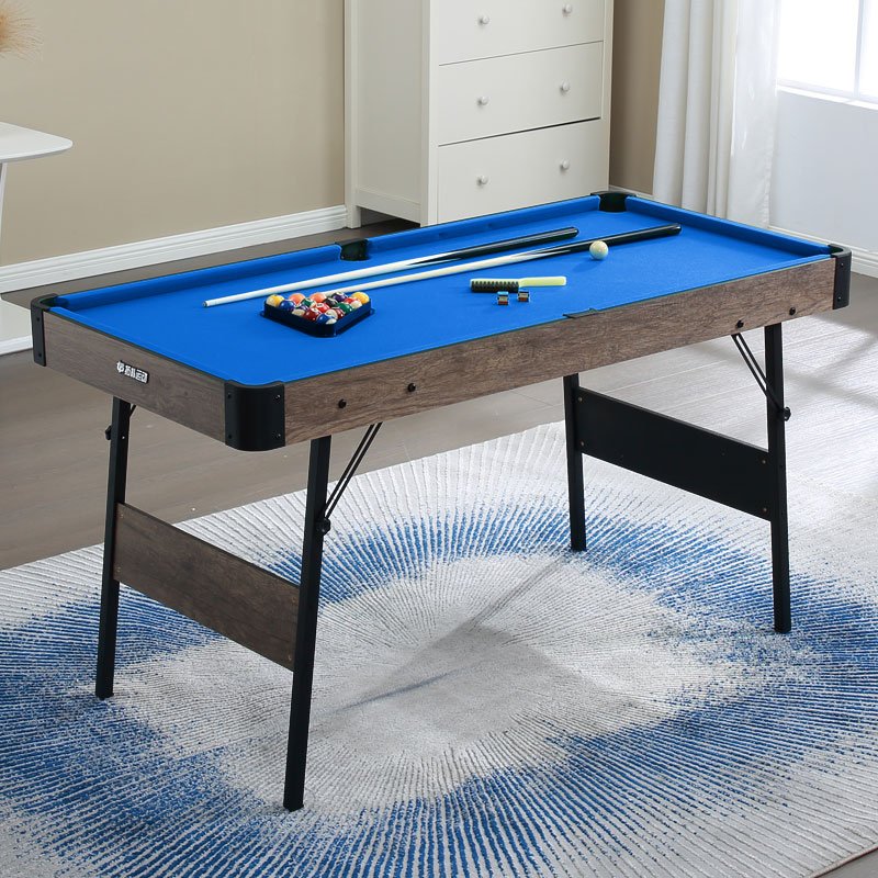 59" Folding Billiard Pool Game Table Fold Up Snooker Table with Whole Set of Pool Table Accessories, TP-5908