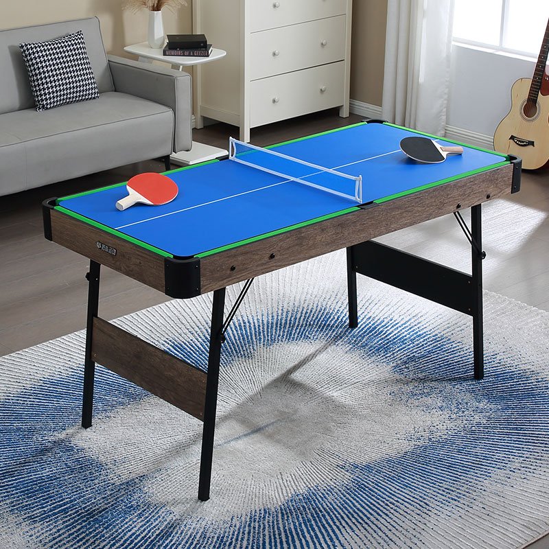 59" Folding Billiard Pool Game Table Fold Up Snooker Table with Whole Set of Pool Table Accessories, TP-5908