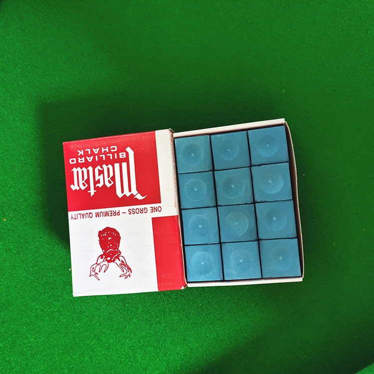 Professional Billiard Supplies Custom Oily Dry Acsesorios 12pcs Snooker Chalk Powder