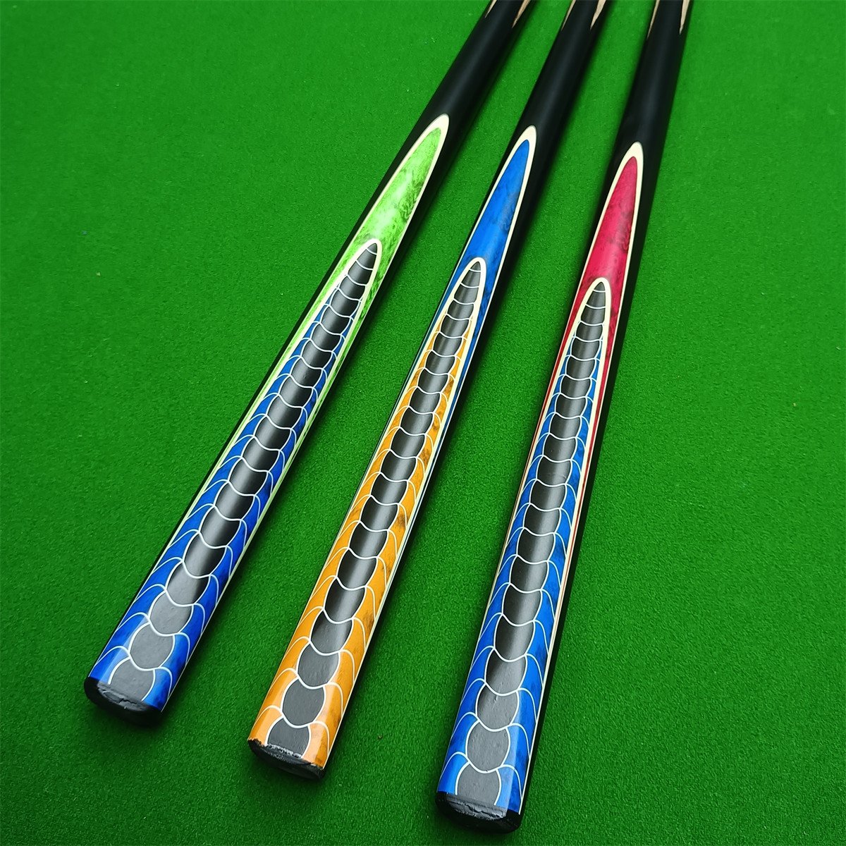 Wholesale Best Exquisite Small Head 1/2 Snooker Cue Sticks
