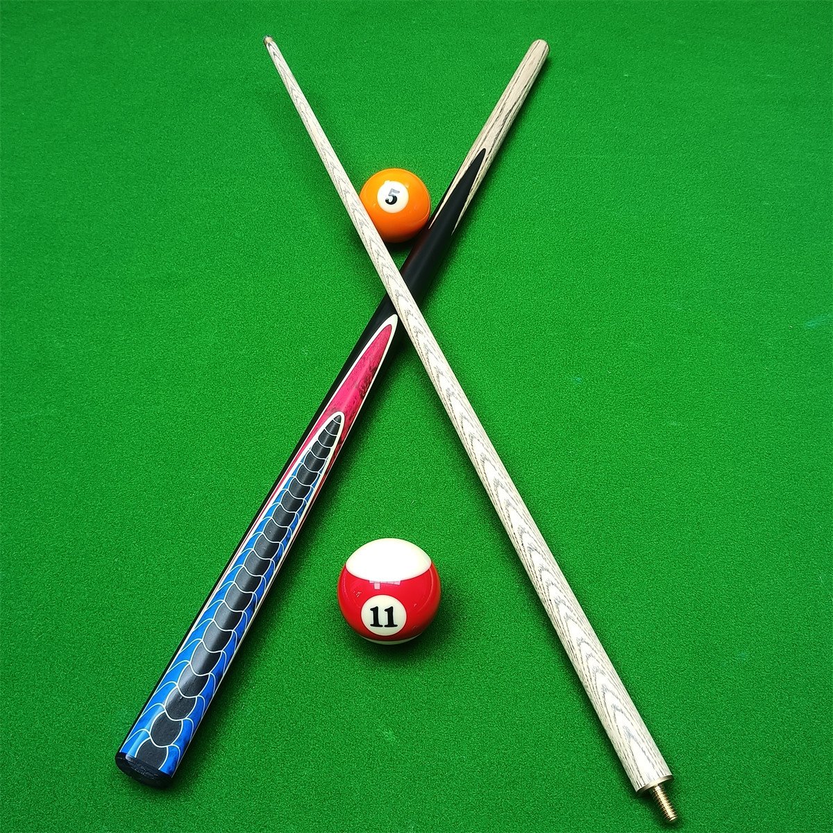Wholesale Best Exquisite Small Head 1/2 Snooker Cue Sticks