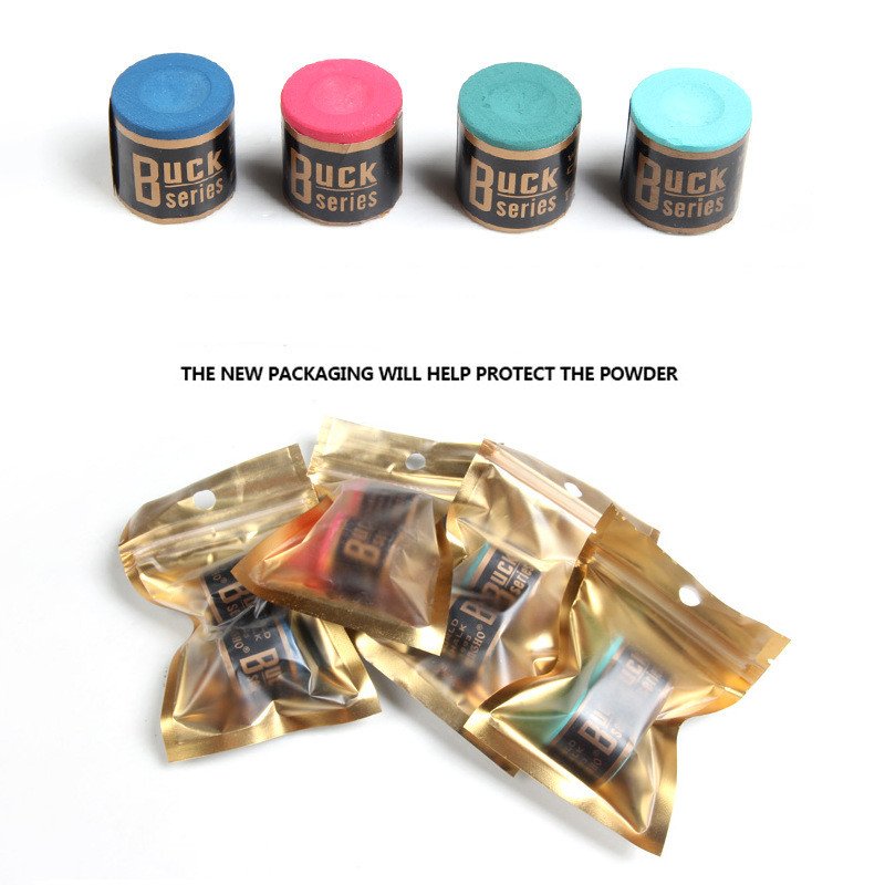 Wholesale Snooker Cue Round Chalk Colorful Pool Accessories Vegan Billiard Chalk