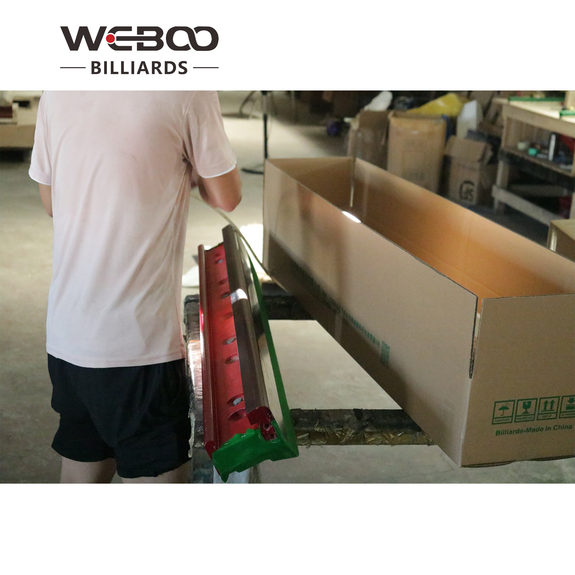 Weboo Solid Wood Snooker Board Table Professional 12ft Snooker Billiard Table With Slate Cushions And Leather Pockets