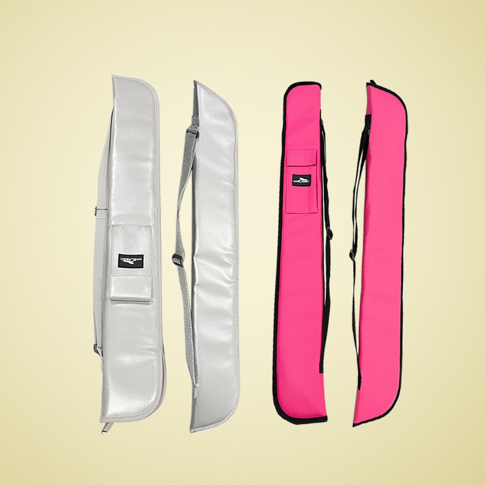 Wholesale custom logo American billiard pool cue bag half snooker cue stick case set bag PU leather snooker cue box set