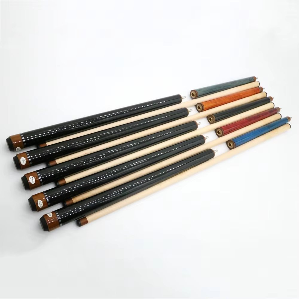 TQG-43 3-Piece Style Canadian Maple Shaft Heavy Hitter Jump/Break Pool Cue Stick Handmade High Quality Cocobolo Billiard Sticks