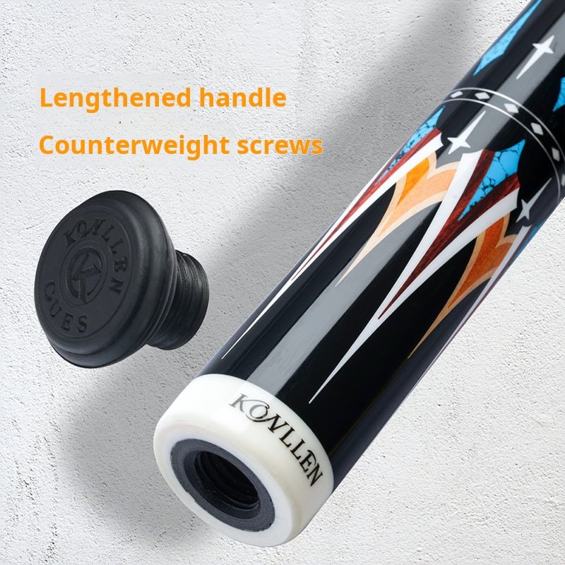 KONLLEN Wanshi Kanglun Kailun billiard cue black technology carbon fiber private cue Kailun 142cm 27TF