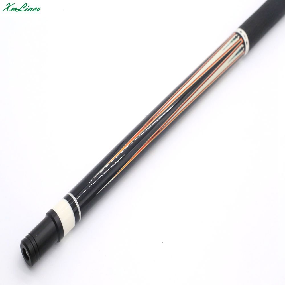 Xmlinco high quality 57'' hot stamp sticker decal billiard pool cue with leather grip