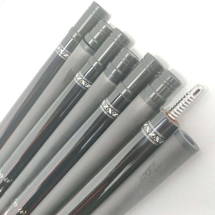 Ready to Shipment Professional 100% Carbon Fiber Shaft Pool Stick 1/2 Carbon Fiber Billiard Pole Pool Cue