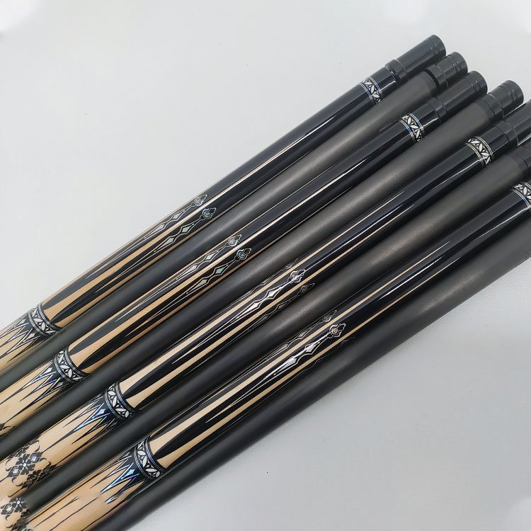 Ready to Shipment Professional 100% Carbon Fiber Shaft Pool Stick 1/2 Carbon Fiber Billiard Pole Pool Cue