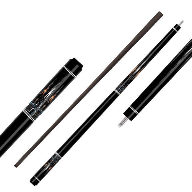 Fu Tu No.103 Carbon Fiber Billiard Cue Stick 1/2 Split 12.4mm/12.9mm Factory Customizable for Pool Players