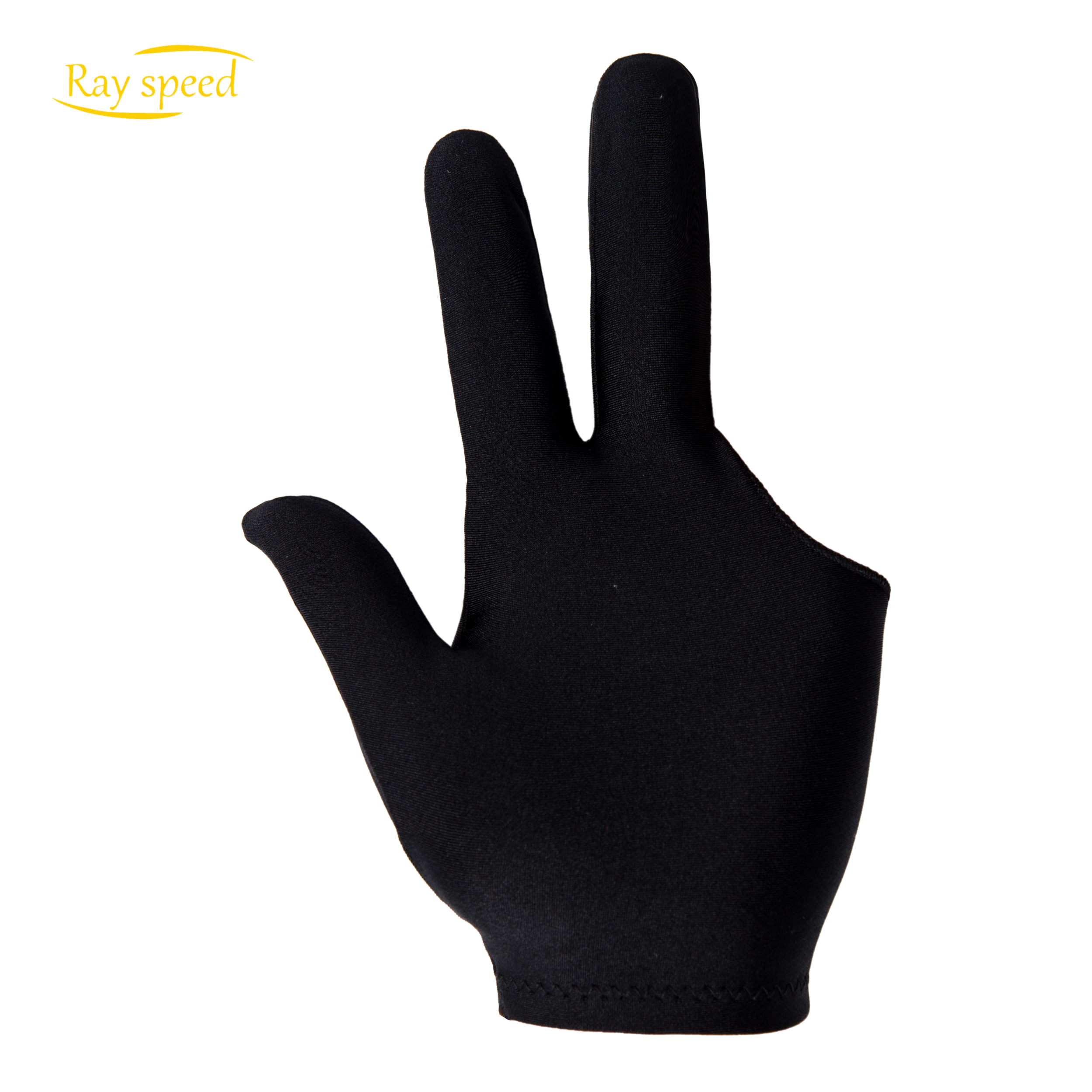 Rayspeed Predator Black Breathable and Comfortable Billiard Pool Gloves Fits on Left Hand for Snooker Cue Sport Glove
