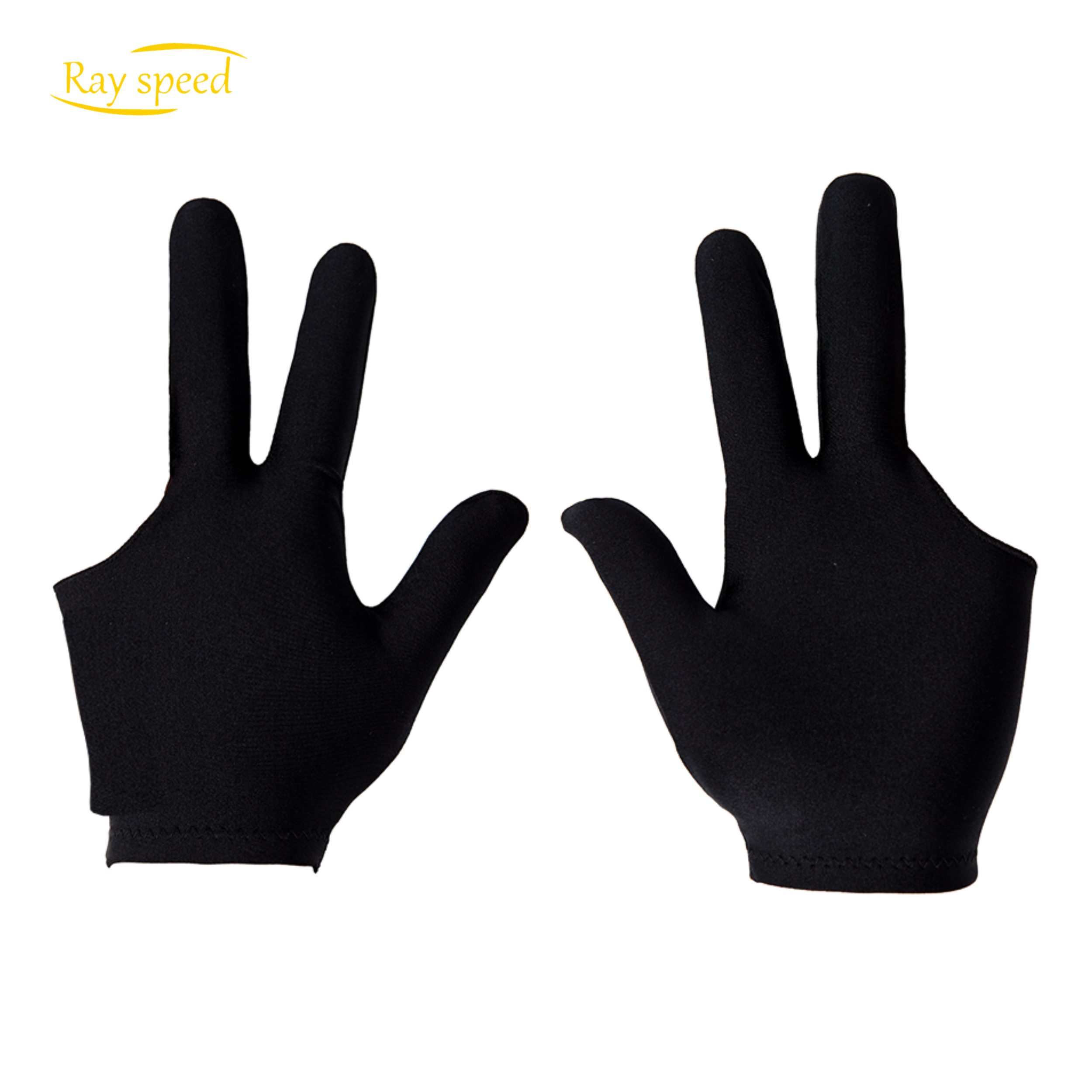 Rayspeed Predator Black Breathable and Comfortable Billiard Pool Gloves Fits on Left Hand for Snooker Cue Sport Glove