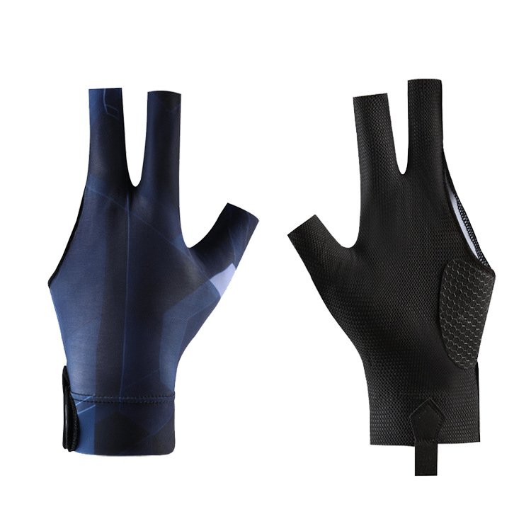 New spot billiard pool gloves competition snooker professional leakage three fingers thin breathable non-slip gloves