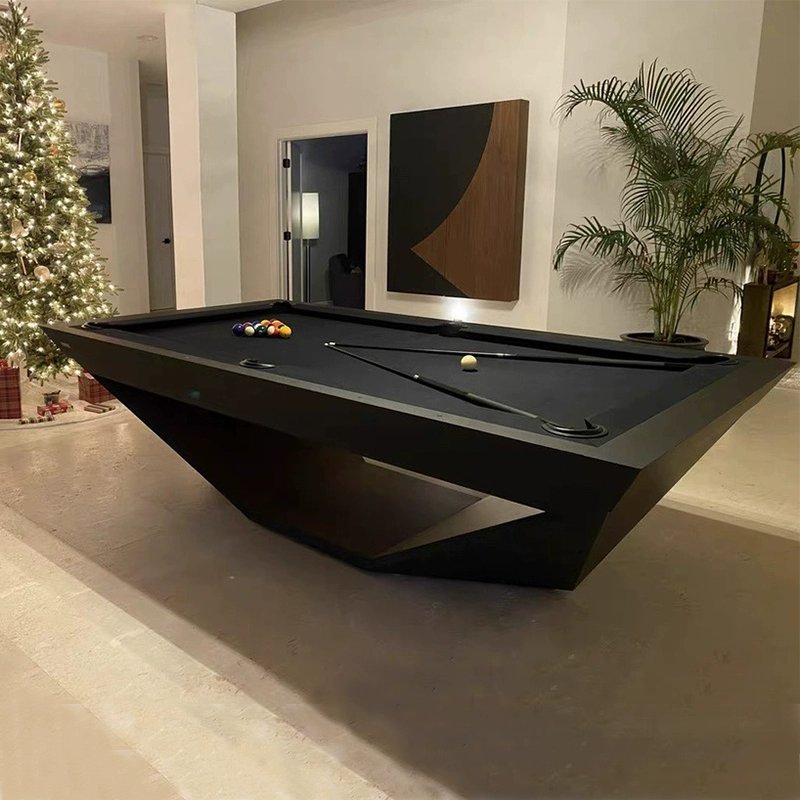 Xingsheng Factory Direct Sales Family Luxury American Pool Table Solid Wood Marble 8-foot 9-foot Billiards Table