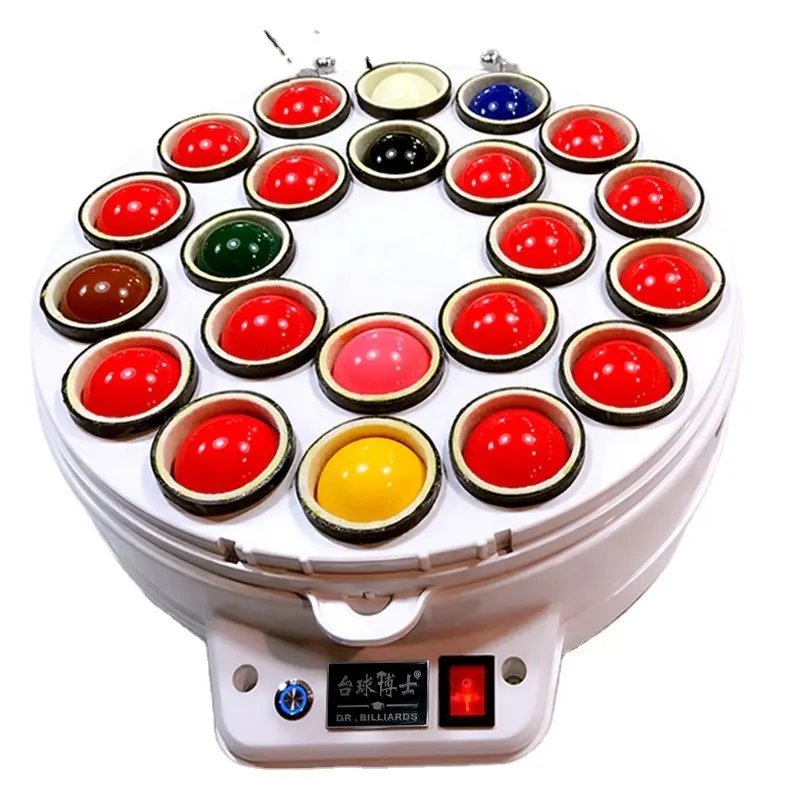 Professional automatic 22pcs 2-1/16inch Snooker Ball Washer / 16 pcs 2-1/4" pool billiard ball cleaning machine cleaner washing