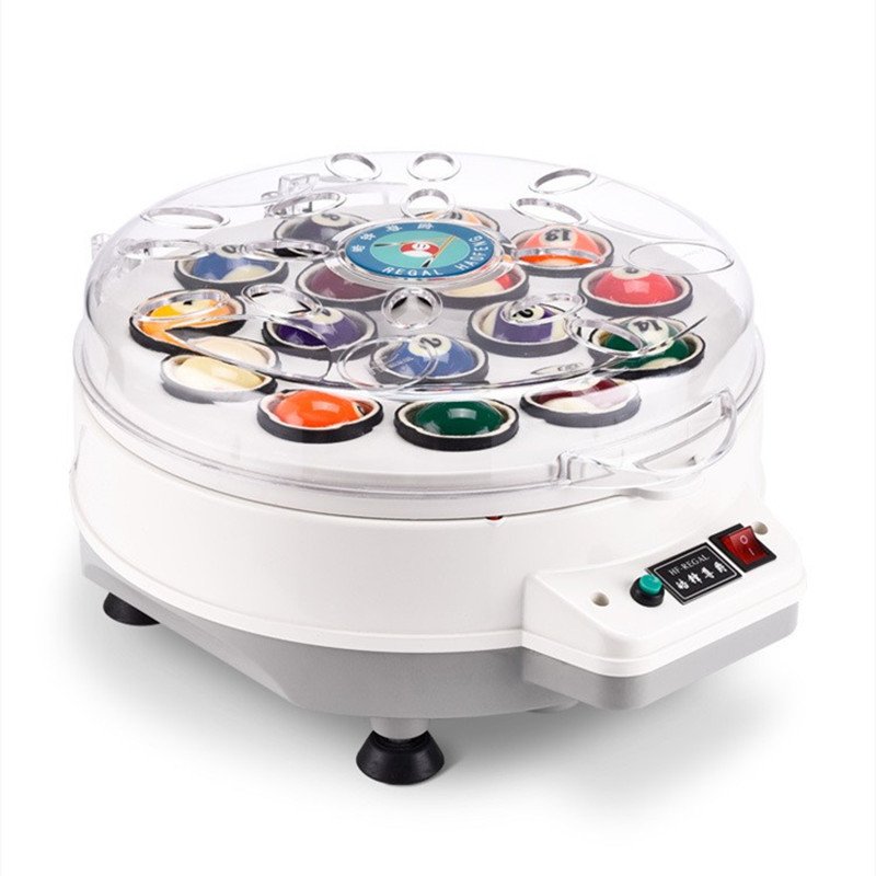 Professional automatic 22pcs 2-1/16inch Snooker Ball Washer / 16 pcs 2-1/4" pool billiard ball cleaning machine cleaner washing