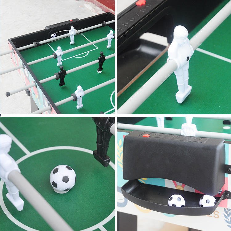 4 in 1 Foldable Leg Folding Multi Functional Game Snooker Billiard Tennis Soccer Foosball Air Hockey Pool Table For Kids
