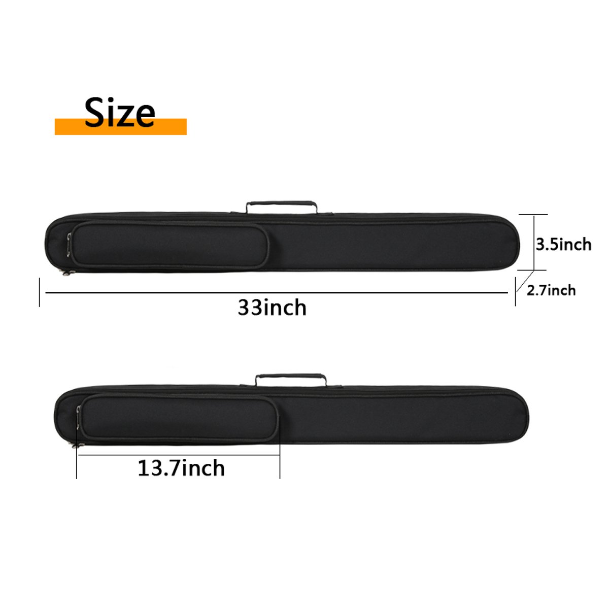 Custom Snooker & Billiard Cases with Waterproof Padding Adjustable Shoulder Strap Quality Pool Cue Protection