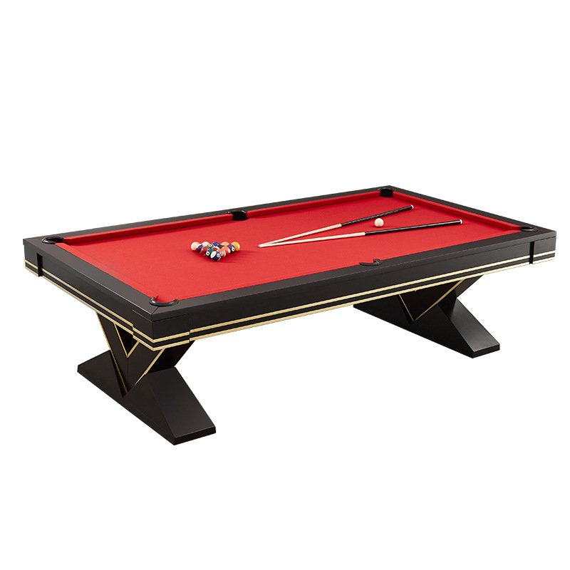 High quality Newest Style Stylish High-end V Leg Design Slate Solid Wood Snooker Billiard Table For Sale