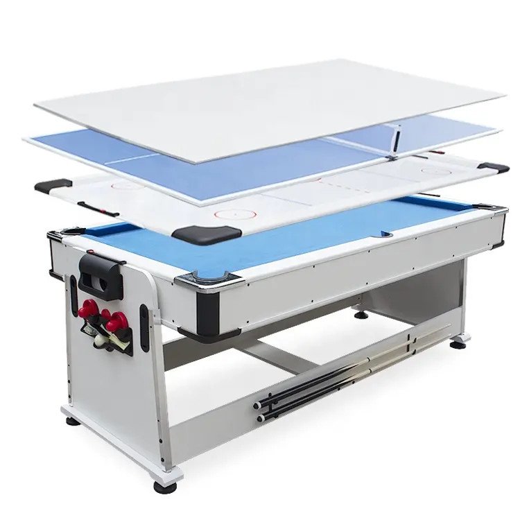 New 4 in 1 Multi Game Table Billiard Pool Table