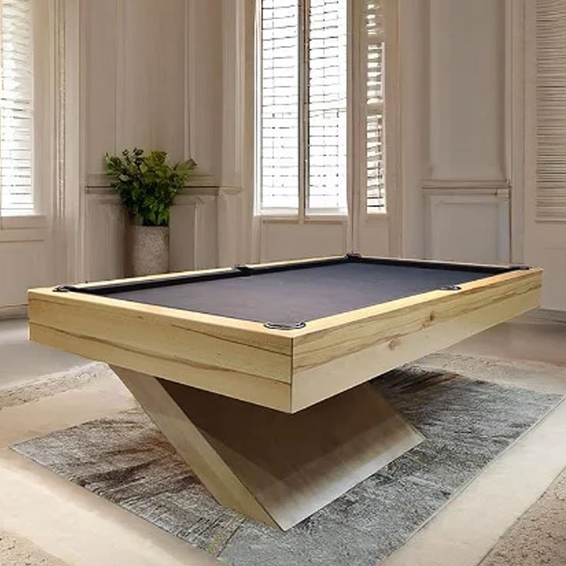 American 8-Fancy Nine Ball Table Tennis 2-in-1 Standard Home Table Adults Black Slate Cushion Material Snooker Billiards Table