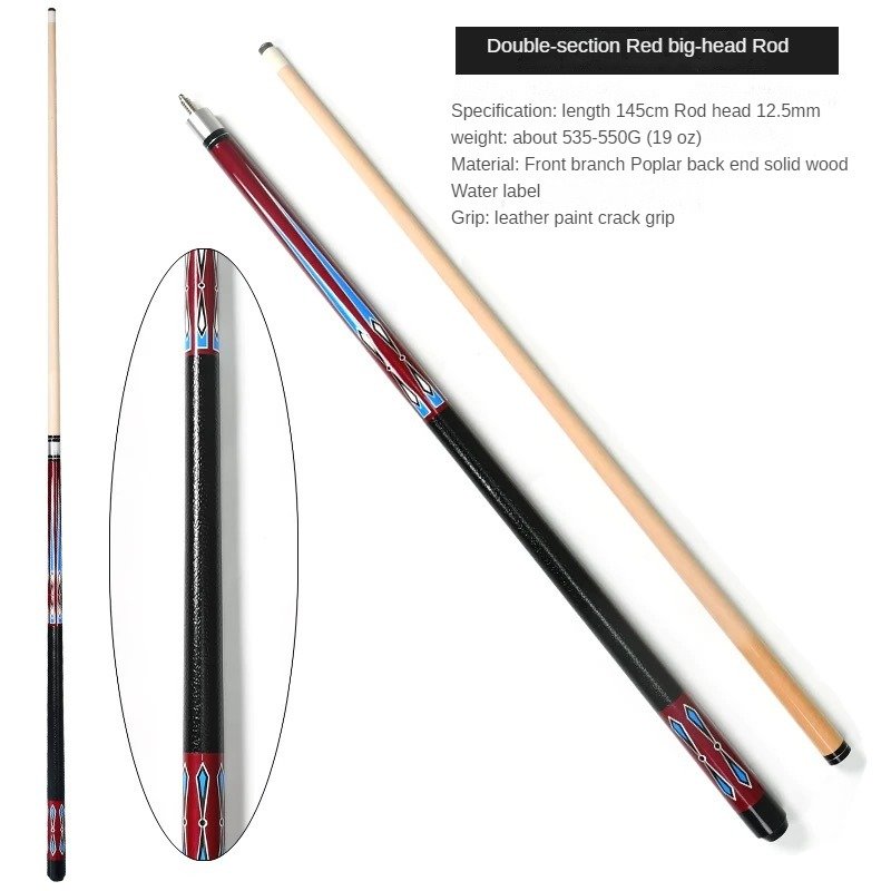 Premium Quality Preoaidr 58 Inches Carbon Fiber Pool Cue Stick with 12.5mm Tip For Sale