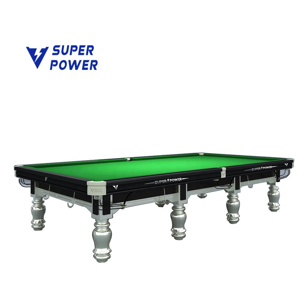 2024 Tournament international standard wood cushion snooker table 12ft 10ft game play snooker table use for sale