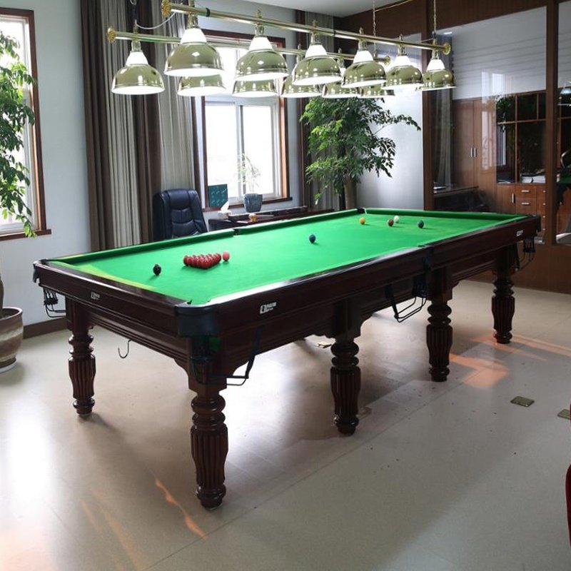 2024 Tournament international standard wood cushion snooker table 12ft 10ft game play snooker table use for sale