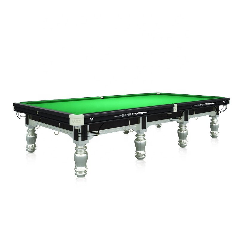 2024 Tournament international standard wood cushion snooker table 12ft 10ft game play snooker table use for sale