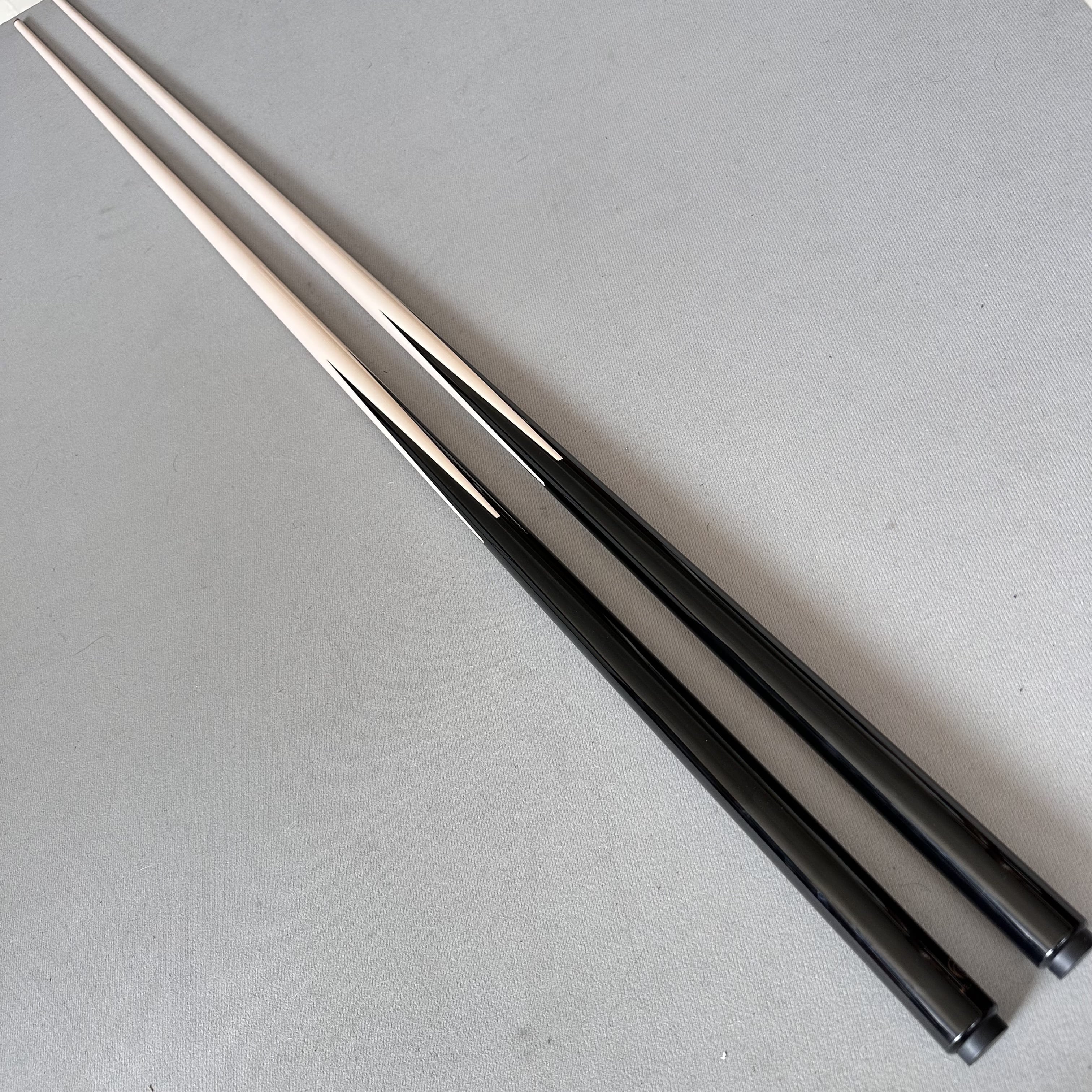 High carbon content 1/2 split black 8 box set small head 9.5 mm g billiard cue carbon fiber shaft