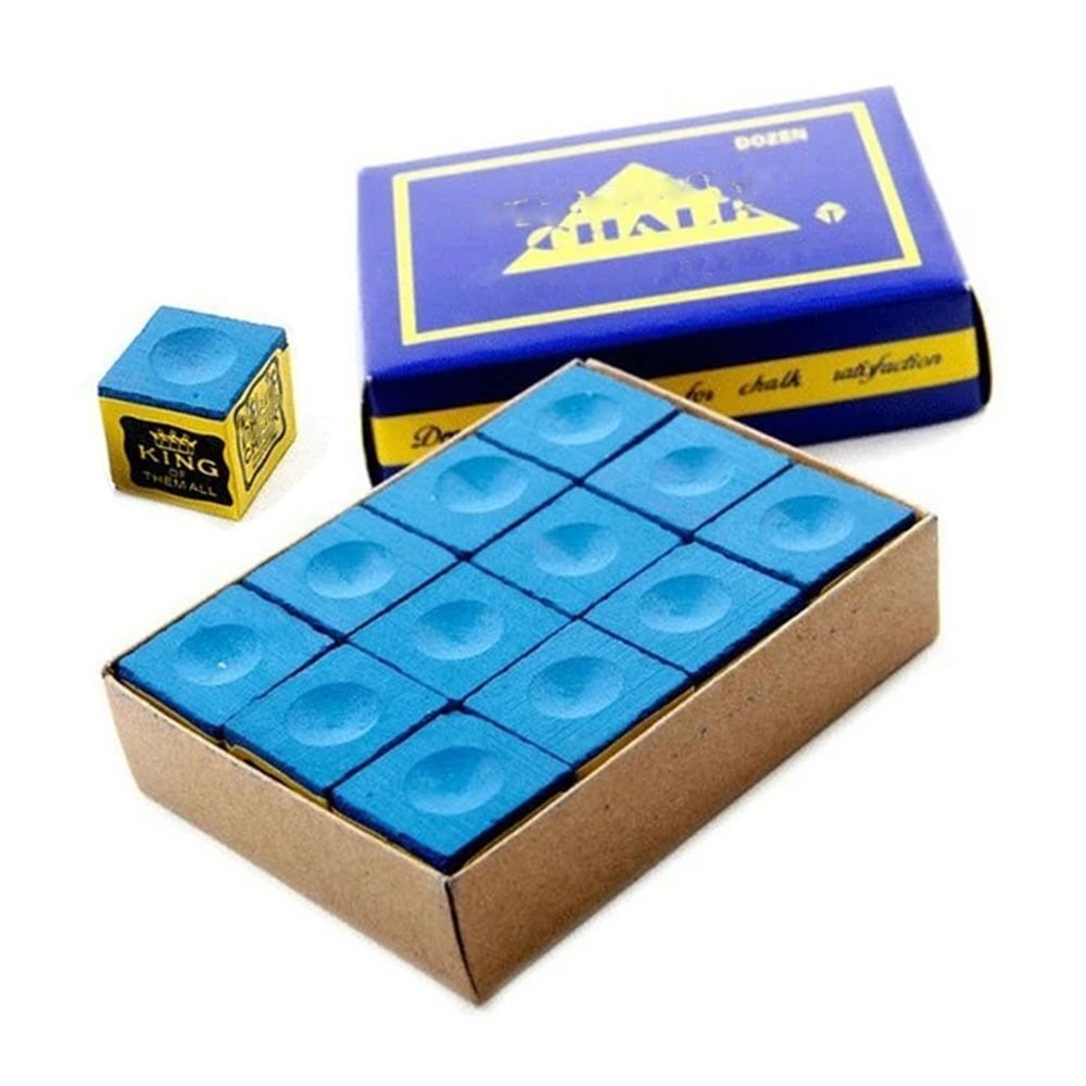 Set of 12 Pool Cue Tip Billiard Chalks No-slip Snooker Accessory Billiard Cue