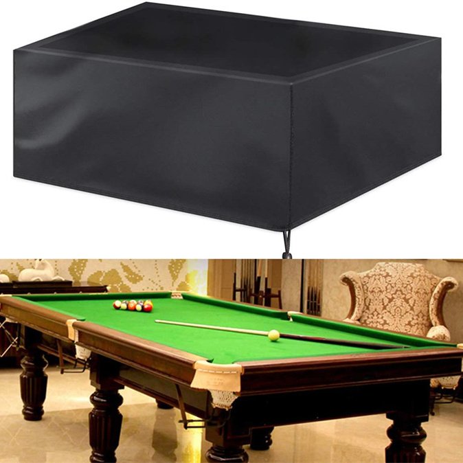 New Black Rectangle Oxford Snooker Table Cover with Waterproof