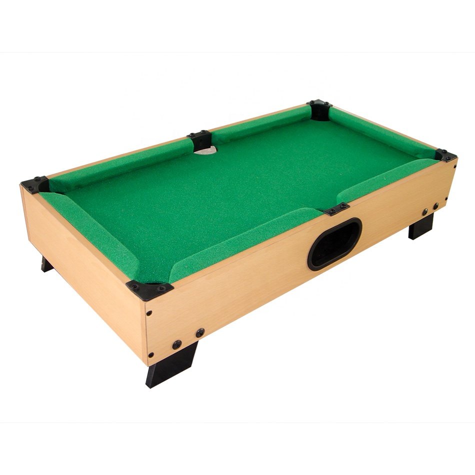 New Design Mini Pool Table Handmade Toy Game Snooker Tabletop Billiard Table For Kids