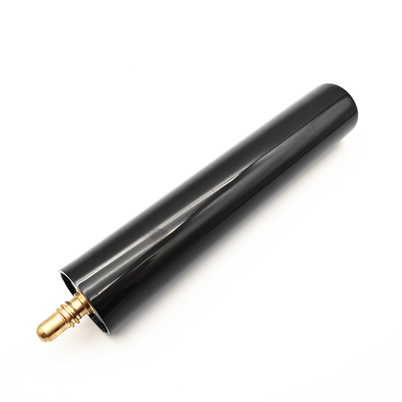 Black bright Round interface cue extension for billiard snooker pool cue stick