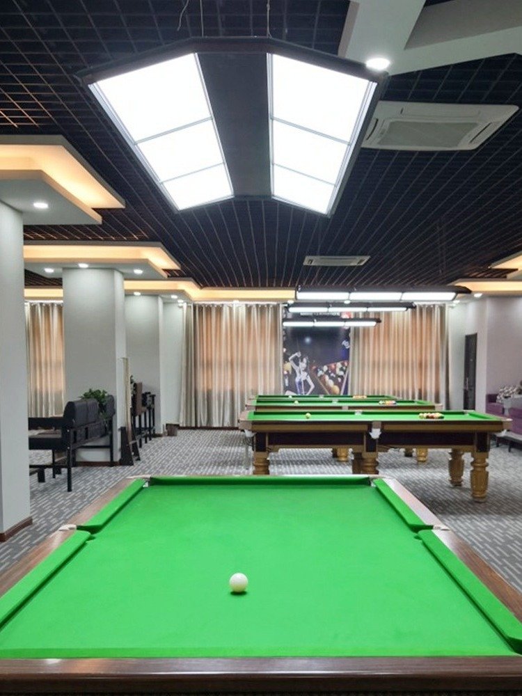 China Sale Black 6pcs Led Pool Table Lights Snooker table lamp light for 7ft 8ft 9ft billiard Pool table