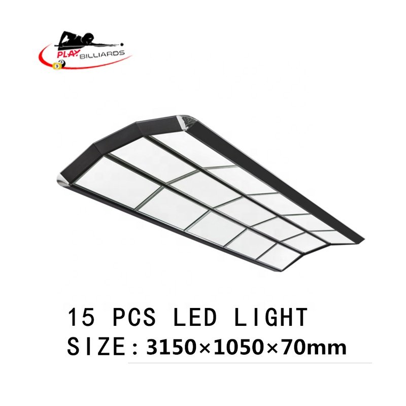 China Sale Black 6pcs Led Pool Table Lights Snooker table lamp light for 7ft 8ft 9ft billiard Pool table