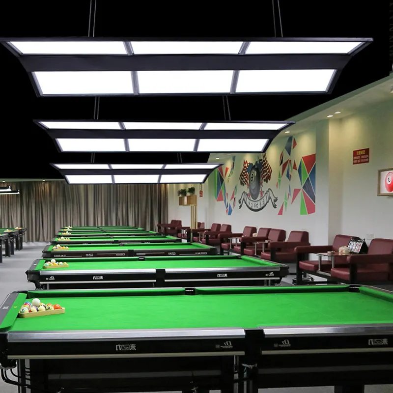 China Sale Black 6pcs Led Pool Table Lights Snooker table lamp light for 7ft 8ft 9ft billiard Pool table