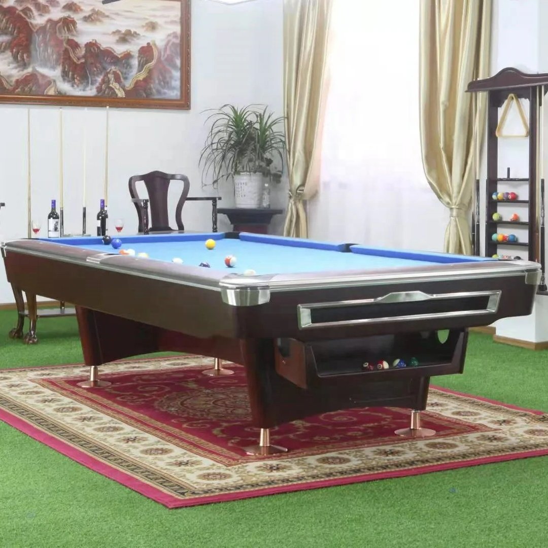 2024 New Style Professional Billiards Standard 9 Ball Pool Table 9ft 8ft solid wood slate tournament billiard table Bilyaran