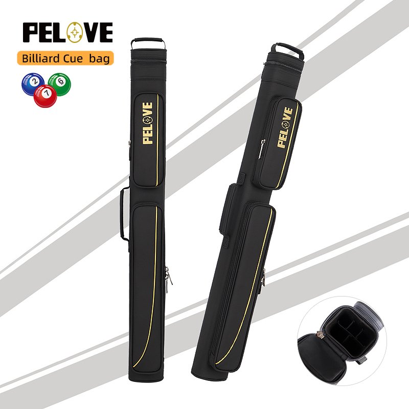 2*3 Leather Snooker Cue Bag, Soft Pool Cue Case, Billiards Accessories (Several Colors Available)