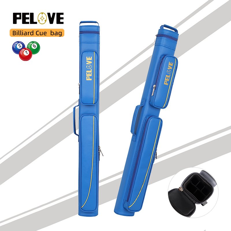 2*3 Leather Snooker Cue Bag, Soft Pool Cue Case, Billiards Accessories (Several Colors Available)