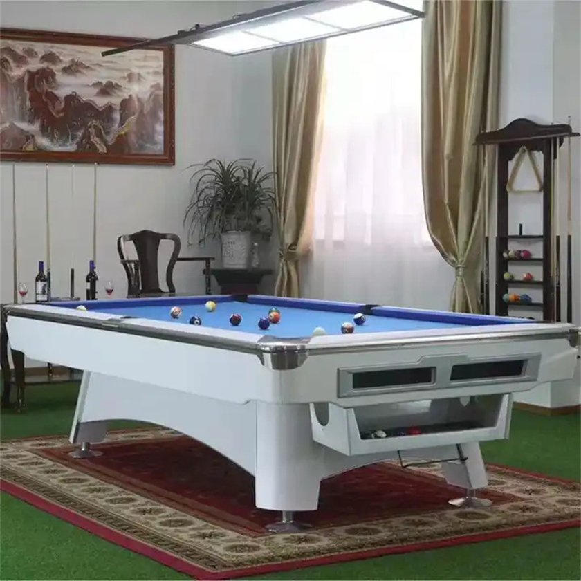 Factory Direct 9FT Bluestone Top Billiards Table Multi-Game Nine-Ball Pool Table with Slate & MDF Cushions Billiard Sport