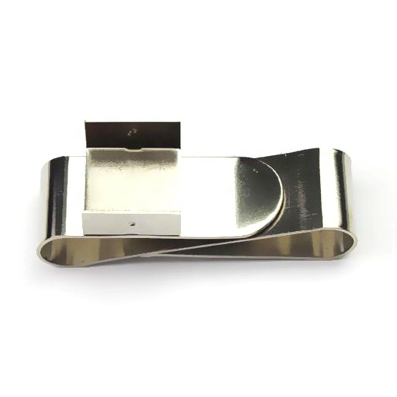 Stainless Steel Magnet Billiard Pool Cue Chalk Holder with Belt Clip
