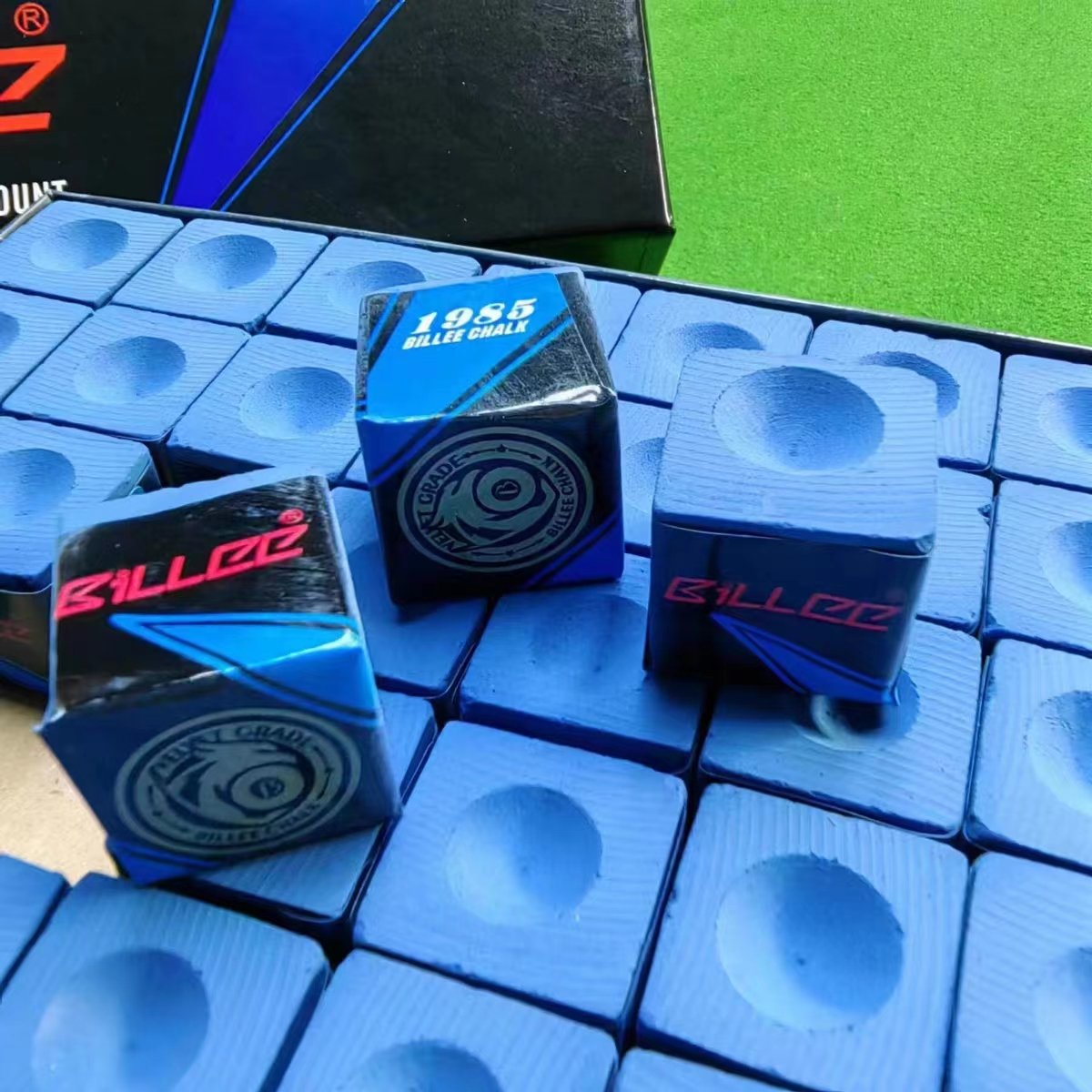 High End Billiard Chalks Box Of 144 Pieces Snooker & Billiard Pool Cue Chalk 8A Grade On Sale