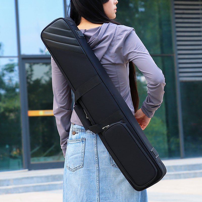 Custom Billiard 7 Holes Cue Case 3 Butts 4 Shafts Oxford Canvas Bag Carry Sturdy Wear-resistant pool Cue Case