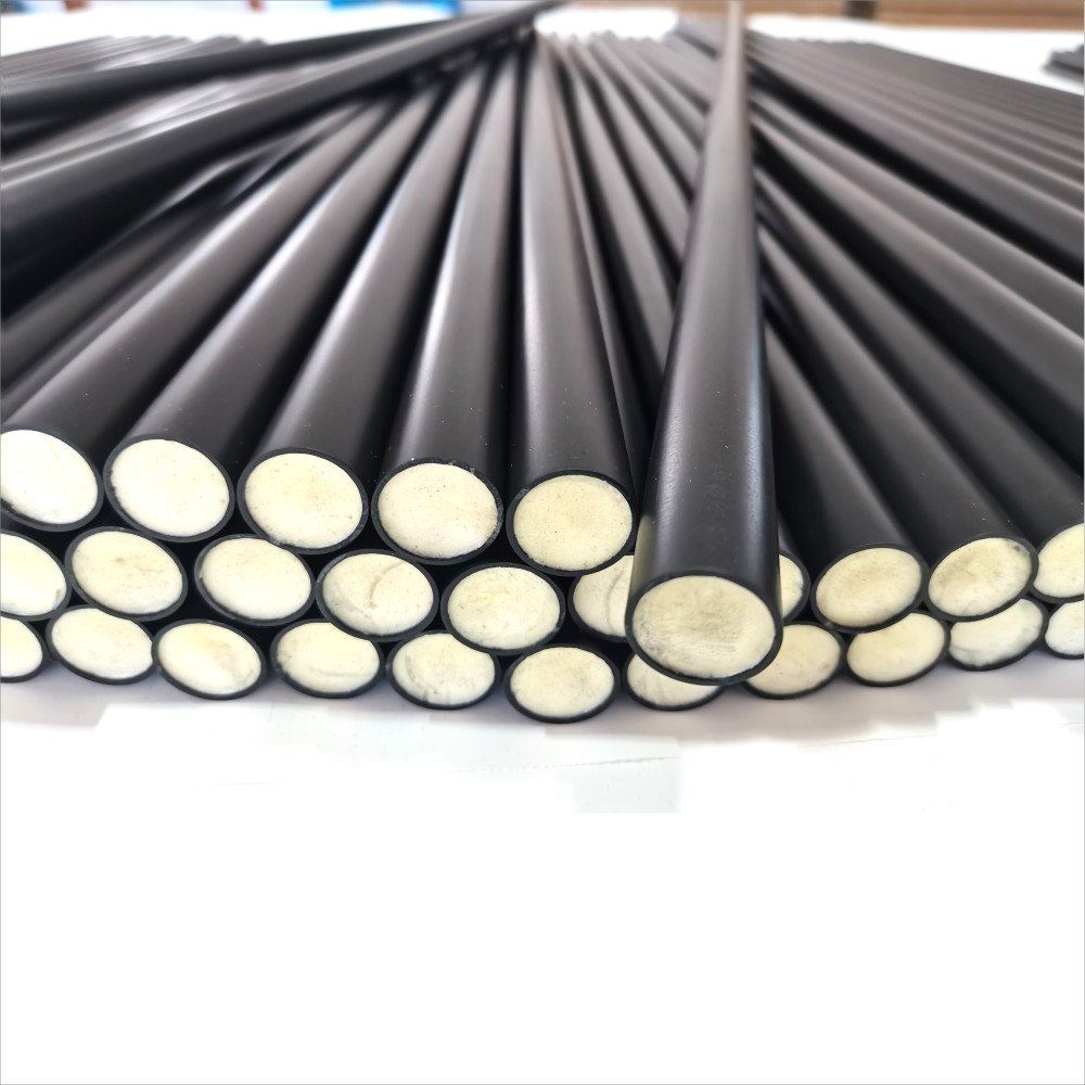 11.5mm carbon fiber pool cue shafts tube, protapered cue blanks with foam filling